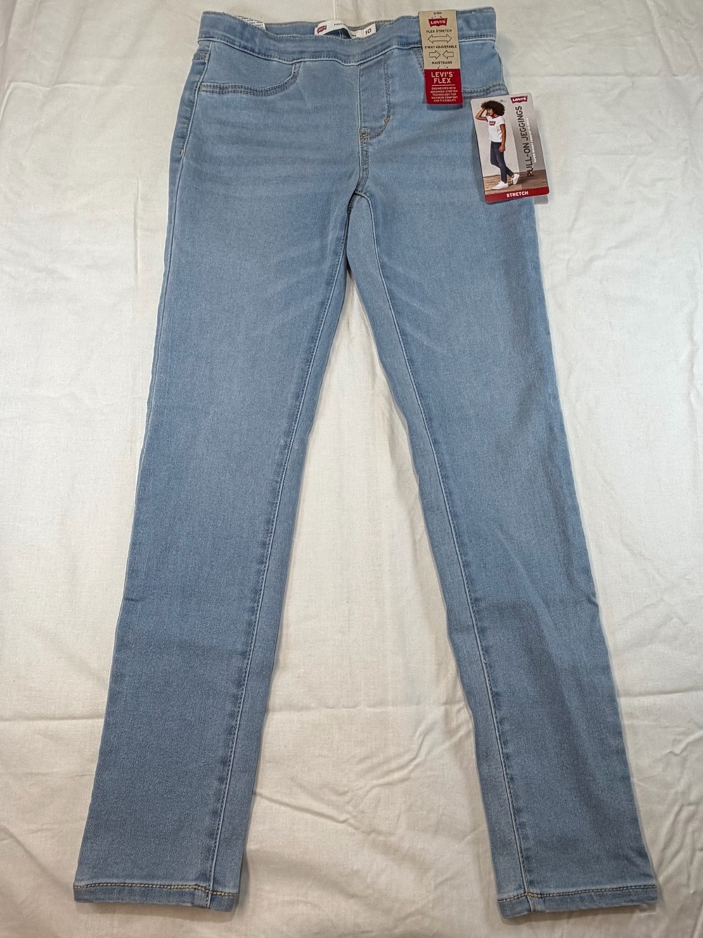 Levi's Girls Light Wash Jeggings NWT
